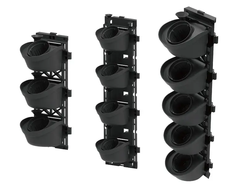 グリーンウォールブラケット - 新しい改良版 ポット水耕栽培ブラケット (第三世代)