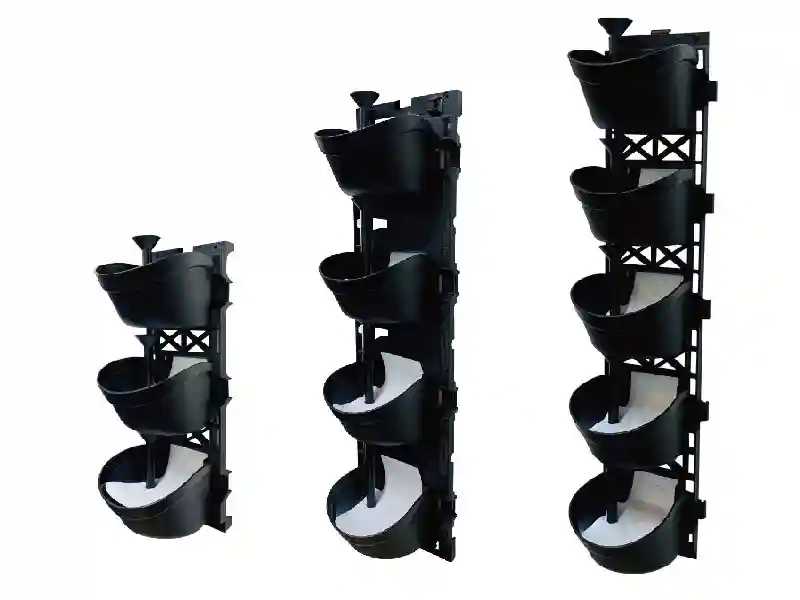 עציצים קיר ירוקים