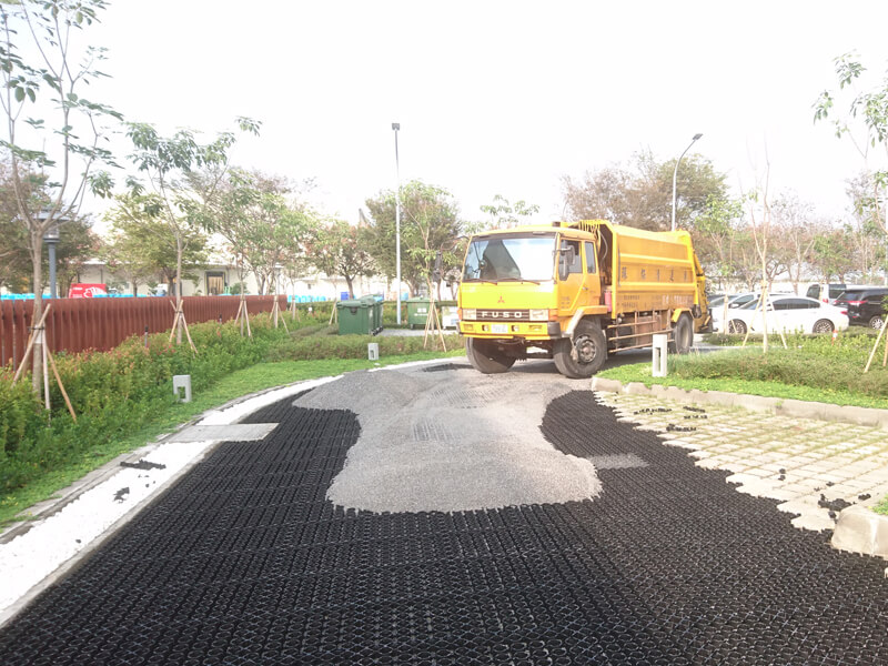 Pavimentadora de grama de plástico